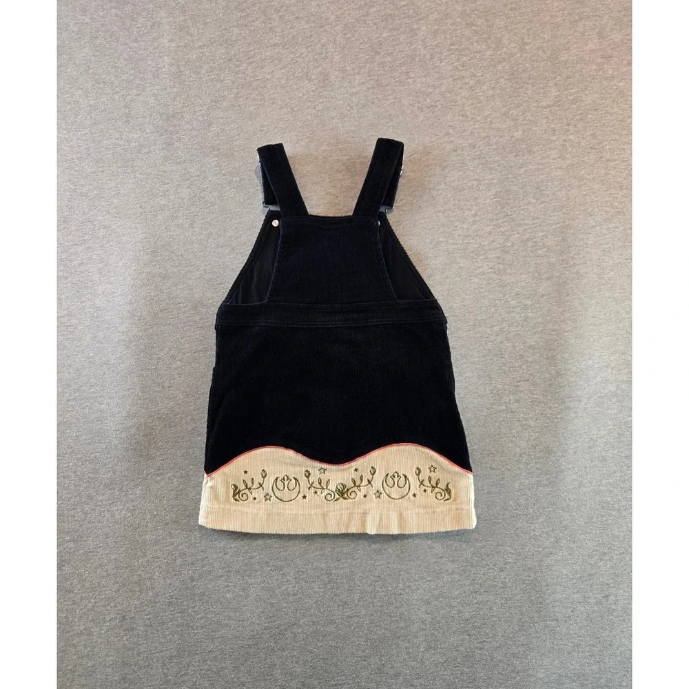 Star Wars Our Universe Jumper Dress Kid 4T Black Western Princess Leia Corduroy